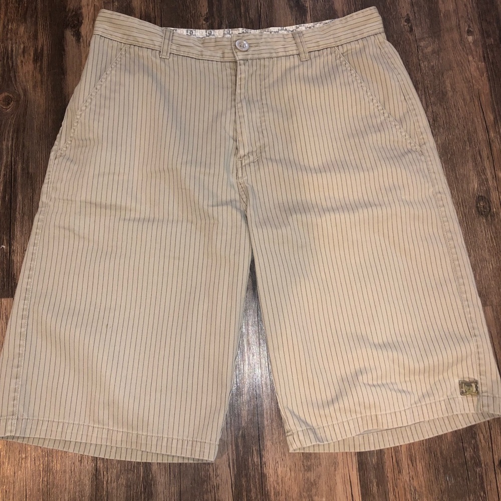 DC pinstripe shorts